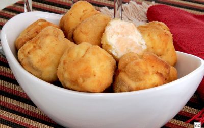 Bolinho de Salmão com Cream Cheese