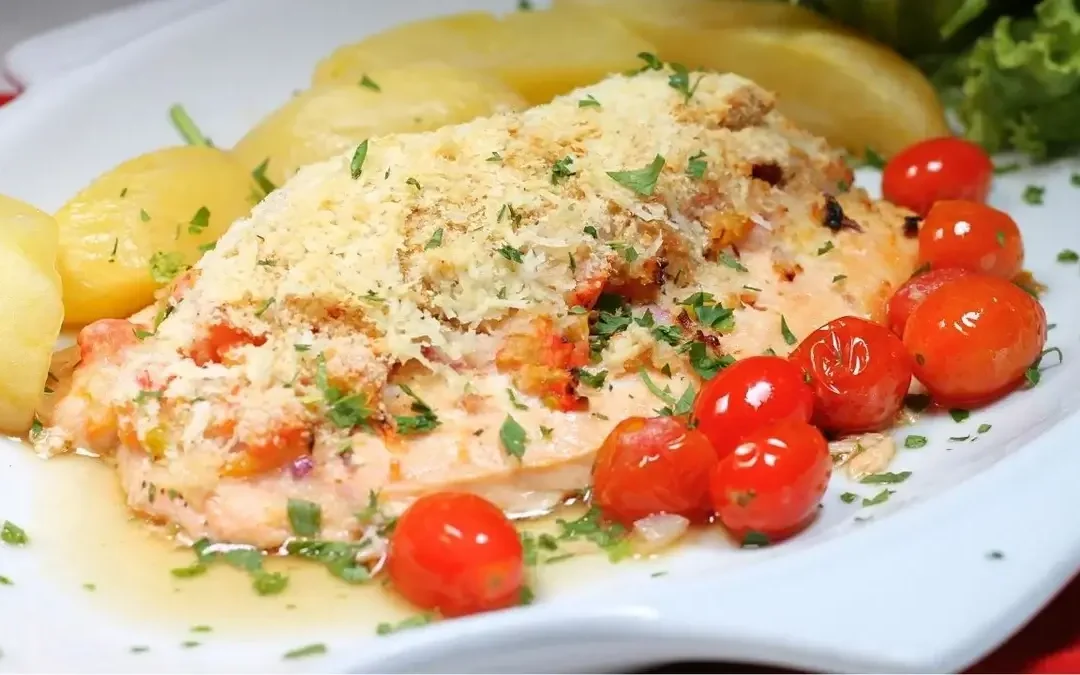 Filé de Cabrinha com Batata ao Forno
