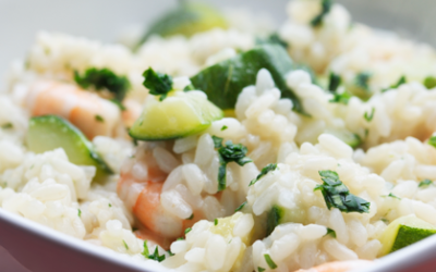 Risoto Mediterrâneo de Frutos de Mar ao Aroma de Limão Siciliano